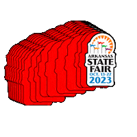 Sticker by Arkansas State Fair