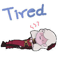 Tired Bang Bang Sticker by Mobile Legends: Bang Bang