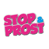Cheers Stop Sticker by Alfred Zucker