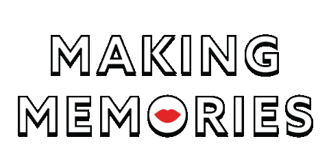 Lips Making Memories Sticker by Marcia Selden