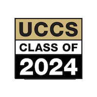 Graduation Grad Sticker by UCCS