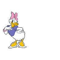 Disney Daisy Sticker by Mickey Mouse