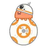 Happy Star Wars Sticker by DINOSALLY