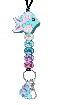 misstteachables teacher polymer clay lanyard miss t teachables Sticker