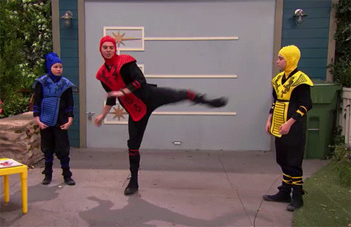kicking the thundermans GIF by Nickelodeon