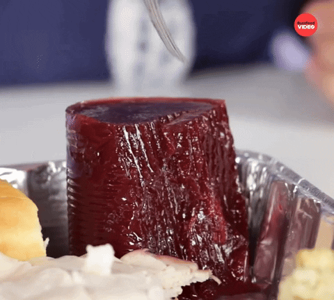 Cranberry Sauce Thanksgiving GIF by BuzzFeed