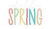 Spring Hello Sticker