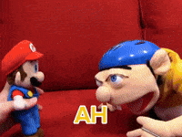 Mario Screaming GIF