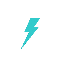 GSUZTA rain lightning bolt sorority Sticker