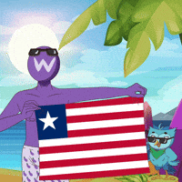 Flag Of Liberia GIF