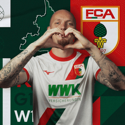 Marius Wolf Football GIF by FC Augsburg 1907