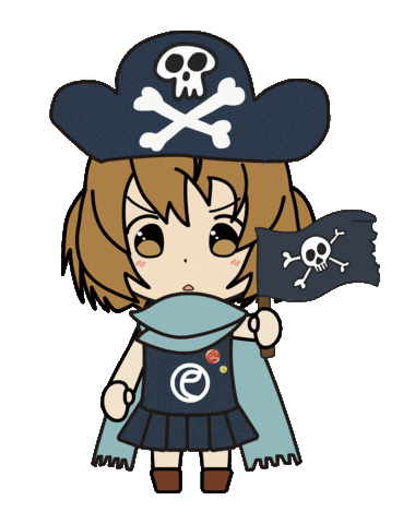 Flag Skull Sticker by Entowa's
