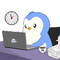 Work Yes Sticker by Pudgy Penguins