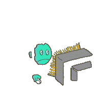 グラグラ Sticker by Raisan