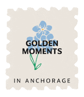 VisitAnchorage summer stamp stamps wildflowers Sticker