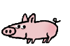 Pig Love Sticker