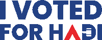 Vote Texas Sticker by HadiForJudge