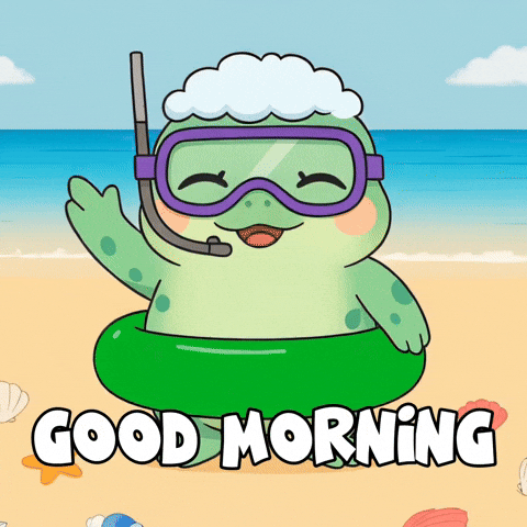 Good Morning Beach GIF by Tamitos