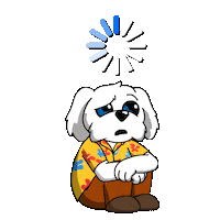 Round 6 Waiting Sticker by BoDoggos