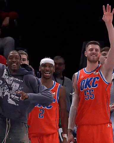 Happy Oklahoma City GIF by OKC Thunder