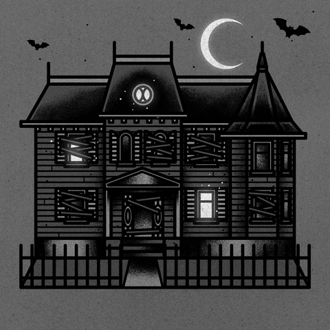 blackclouddesign giphyupload halloween horror drawlloween GIF
