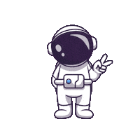 mrurbinaco space peace astronaut float Sticker
