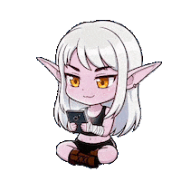 Dark Elf Phone Sticker