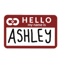 Name Tags Sticker by Cowe Communications