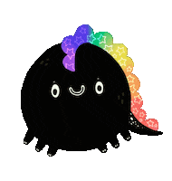 Happy Rainbow Sticker by Maria Jose Da Luz