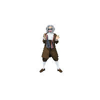 Haunting Joker Laughing Sticker