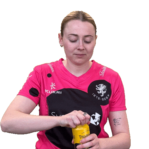 Beer Sip Sticker by Somerset County Cricket Club