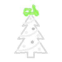 Christmas Celebrate Sticker by Vespa  Thailand