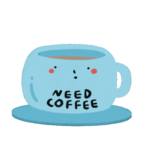 Hot Coffee Sticker by pinesnprints