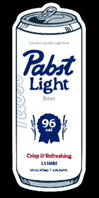 Pabst Blue Ribbon Beer GIF by Pabst Light