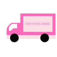 Pink Delivery Sticker by lushra