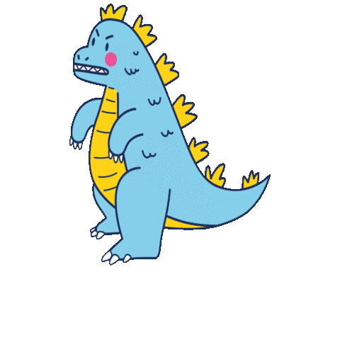 Angry Monster Sticker by babauba