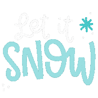 Let It Snow Sticker