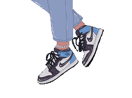 Girl Shoes Sticker