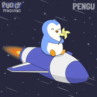 Lets Go Space GIF by Pudgy Penguins