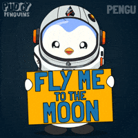 Lets Go Space GIF by Pudgy Penguins