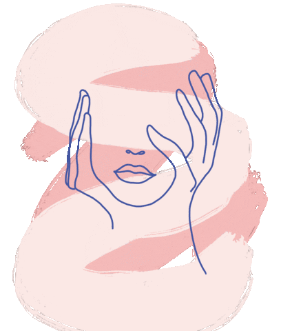 glowinface giphyupload pink beauty face Sticker