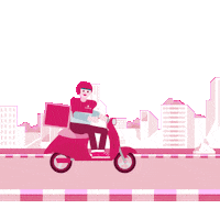 Food Pink Sticker by foodpanda