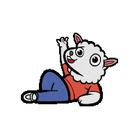 dikkamusik dikka dikka schaf Sticker