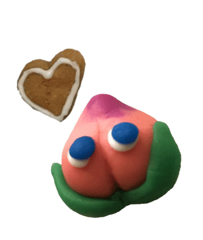 Spring Peach Sticker