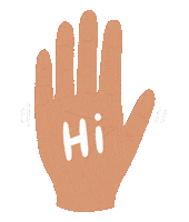 Illustration Hello Sticker