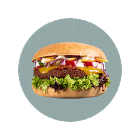 Vegan Burger Sticker by Swing Kitchen