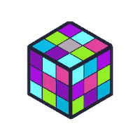 gvart pixel retro animated colorful Sticker