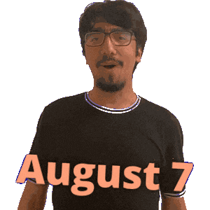 August Sticker