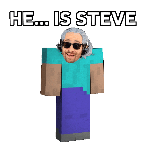 Video Games Steve Sticker