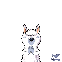 Sheep Pray Sticker by VeeFriends